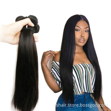 Xuchang Hair 10A 30 Inch Virgin Peruvian Hair,Peruvian Human Hair Bundle,Peruvian Bone Straight Human Hair Weaving